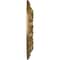 Ekena Millwork Whitman Ceiling Medallion (For Canopies up to 3 3/4"), Hand-Painted Pale Gold, 13"OD x 1 3/8"P CM13WHPAS - alternate 3